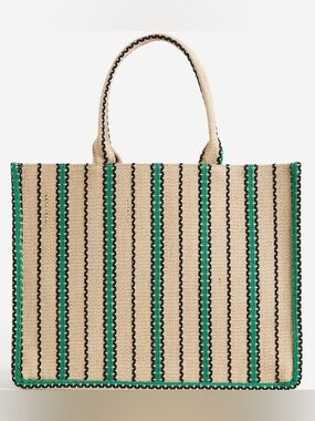 H&M Jute-blend shopper bag